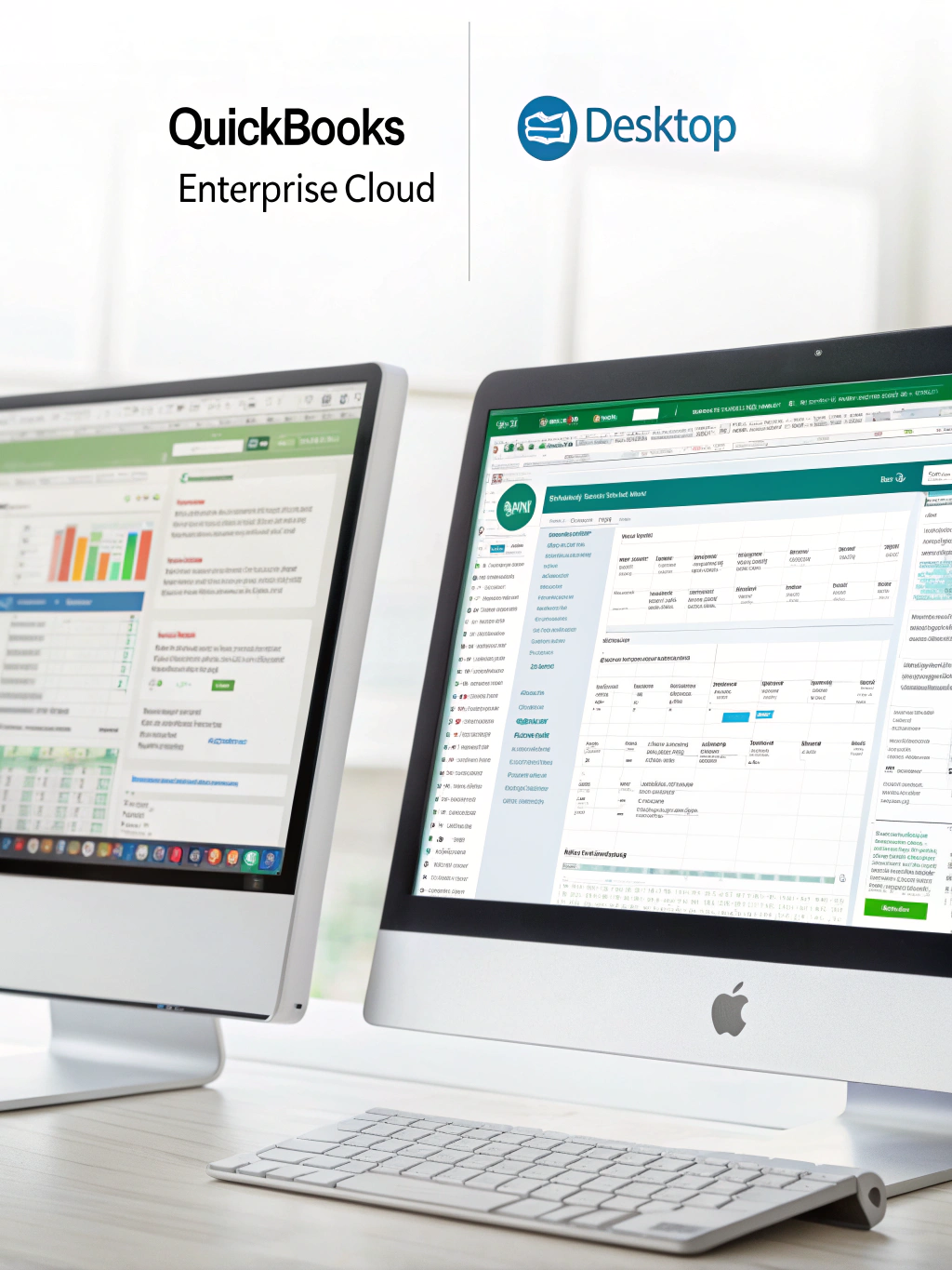QuickBooks Desktop vs Cloud: A Visual Comparison