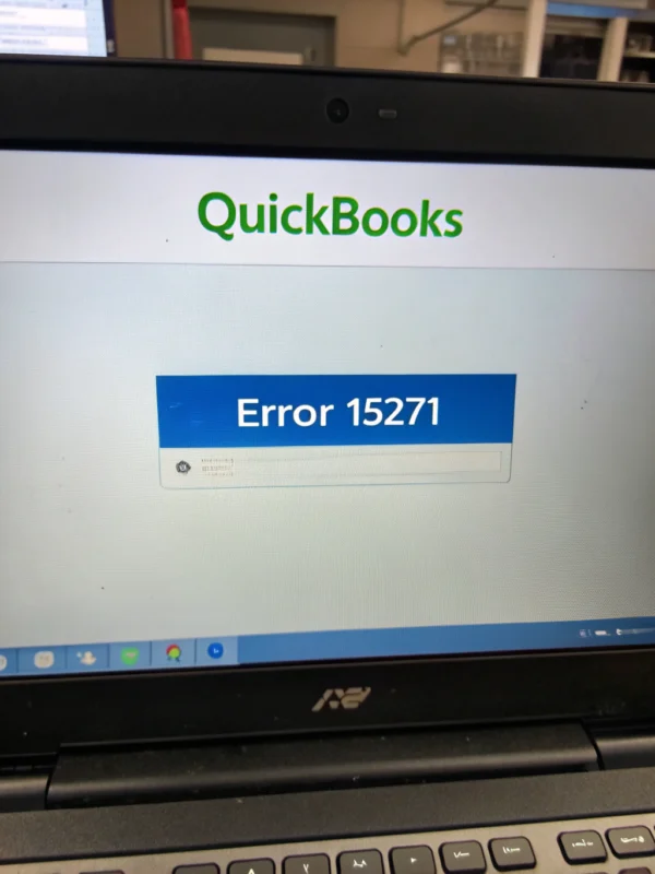 error 15271 quickbooks desktop