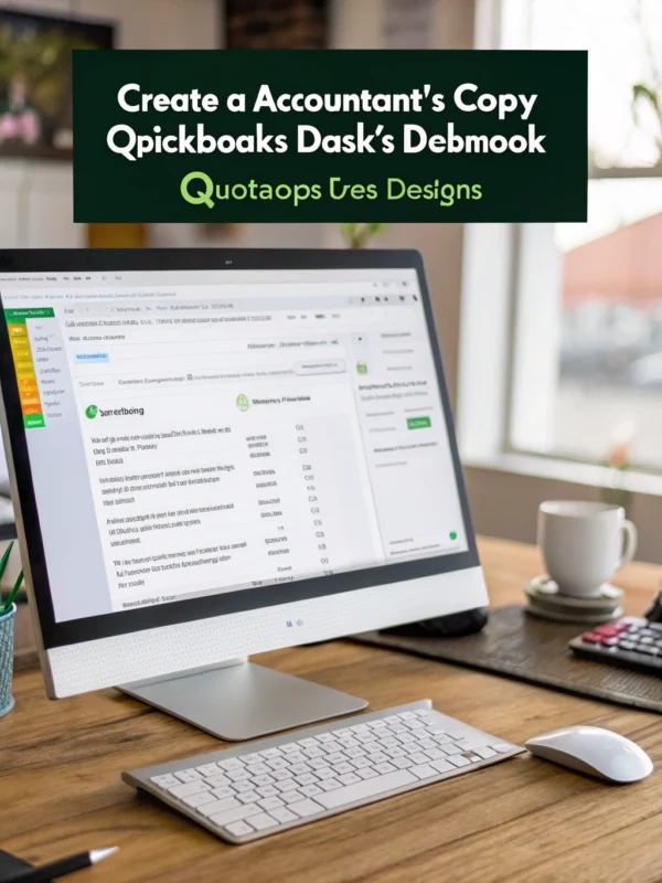 how to create an accountant's copy in quickbooks desktop