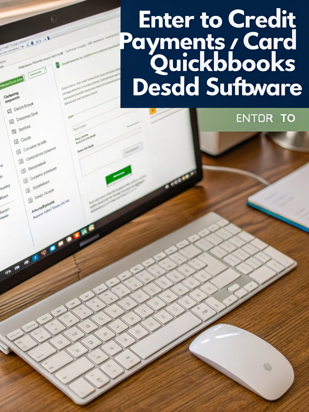 how to enter credit card payments in quickbooks desktop