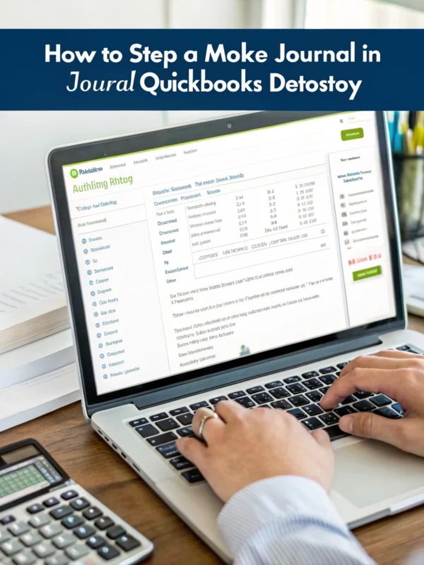how to make a journal entry in quickbooks desktop