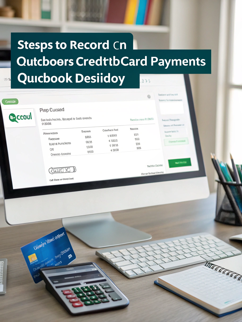 how to record credit card payments in quickbooks desktop