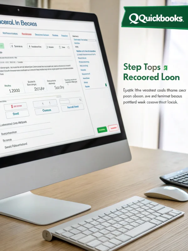 how to record loan in quickbooks desktop