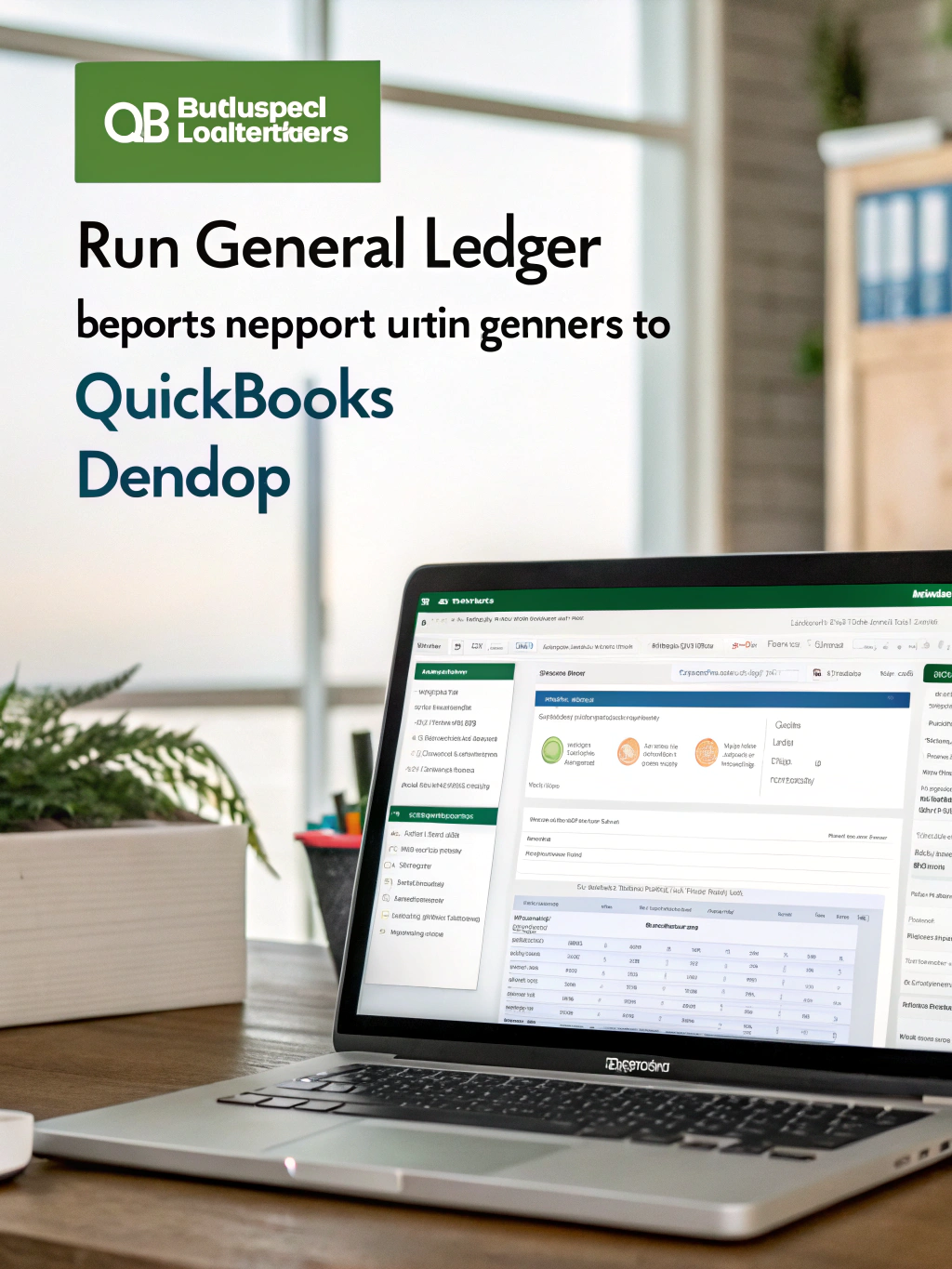 how to run a general ledger report in quickbooks desktop