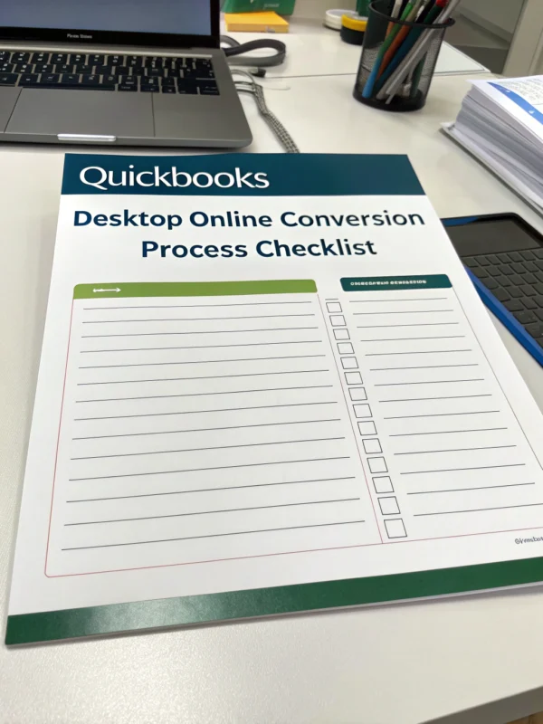 quickbooks desktop to online conversion process checklist