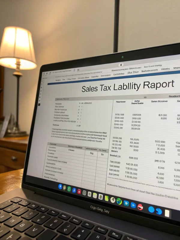 sales tax liability report quickbooks desktop